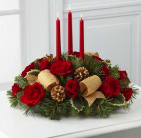 Christmas Centerpiece (3-Candles)