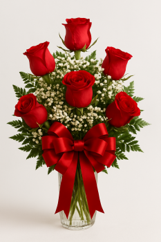 1/2 Dozen Red Roses