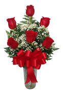 1/2 Dozen Red Roses