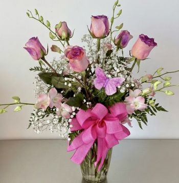 Glittered Butterfly Kisses