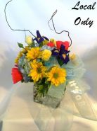 Baby Boy Square Vase
