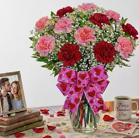 Valentine's Carnations