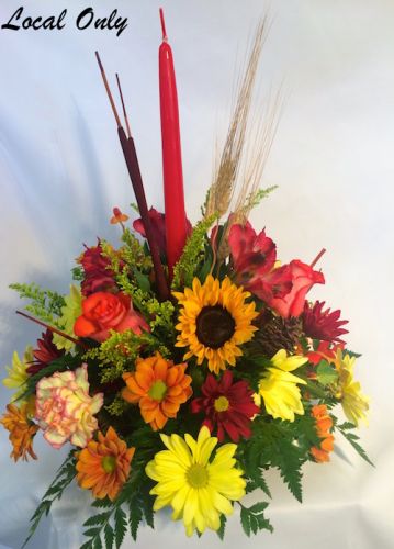 Thanksgiving Centerpiece (1-Candle)
