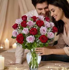 2Dz Pink & Red Roses