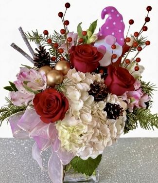 Pink Peppermint Gnome