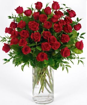 3-DZ Long-Stem Red Roses