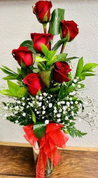 1/2 Dozen Red Roses