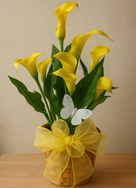 Yellow Calla Lily Plant