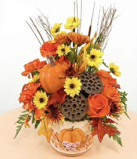 Terracotta Pumpkin Bowl