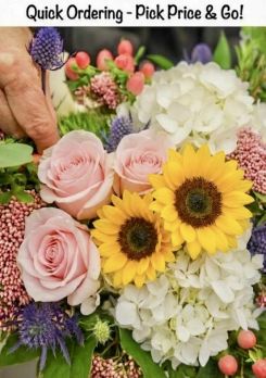 Flower Arrangement - Price Pick & Go!