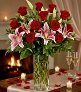 Red Roses & Stargazers