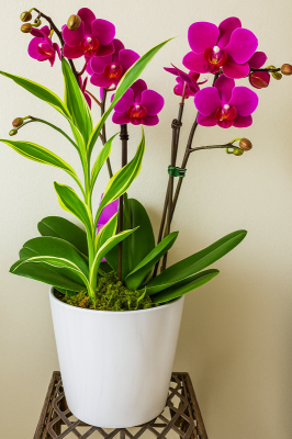 Dual Phalaenopsis Planter