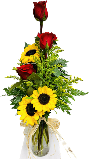 Sunflowers & Roses